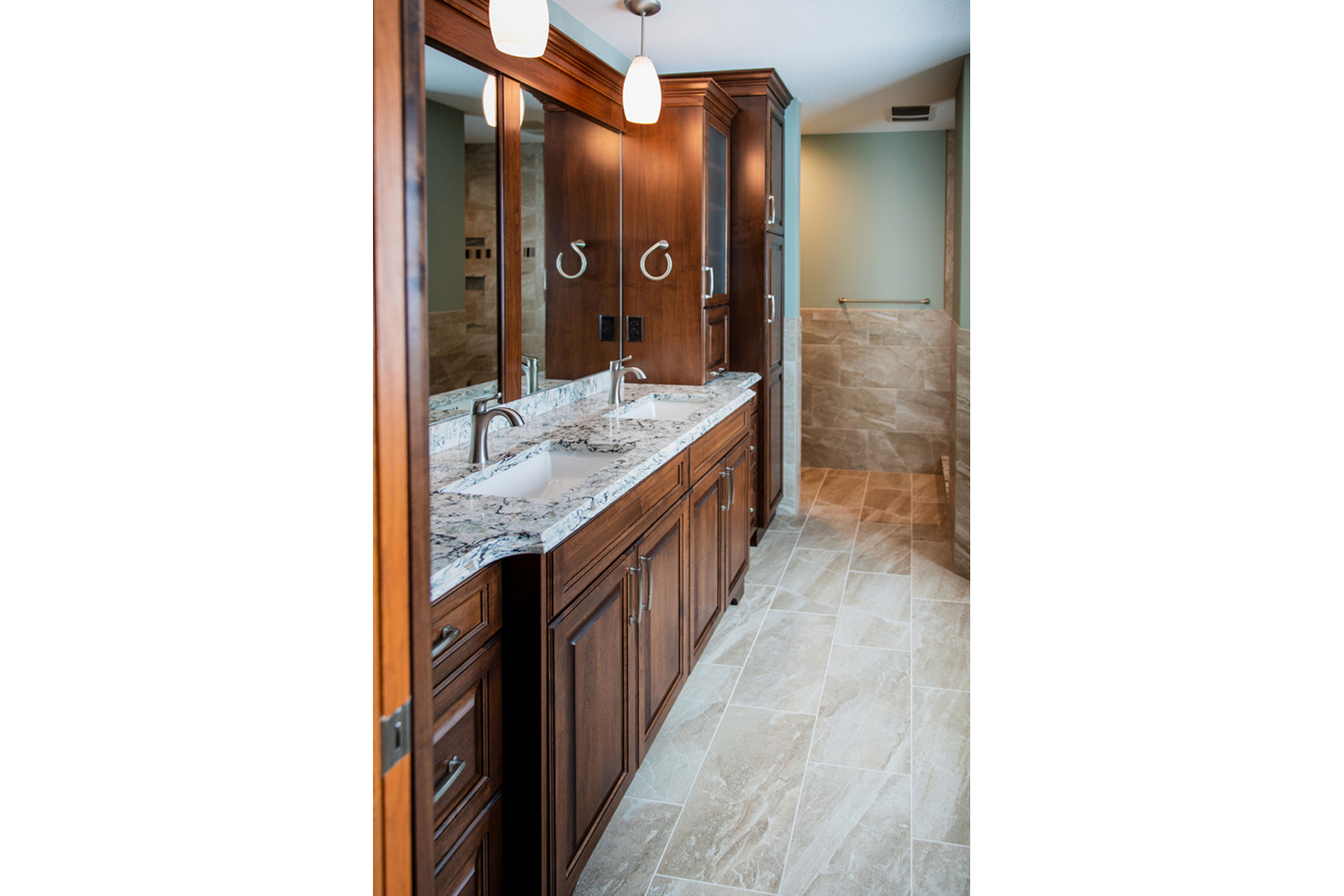 Lenton Primary Suite — handcrafted cabinetry by Elias Custom Cabinetry
