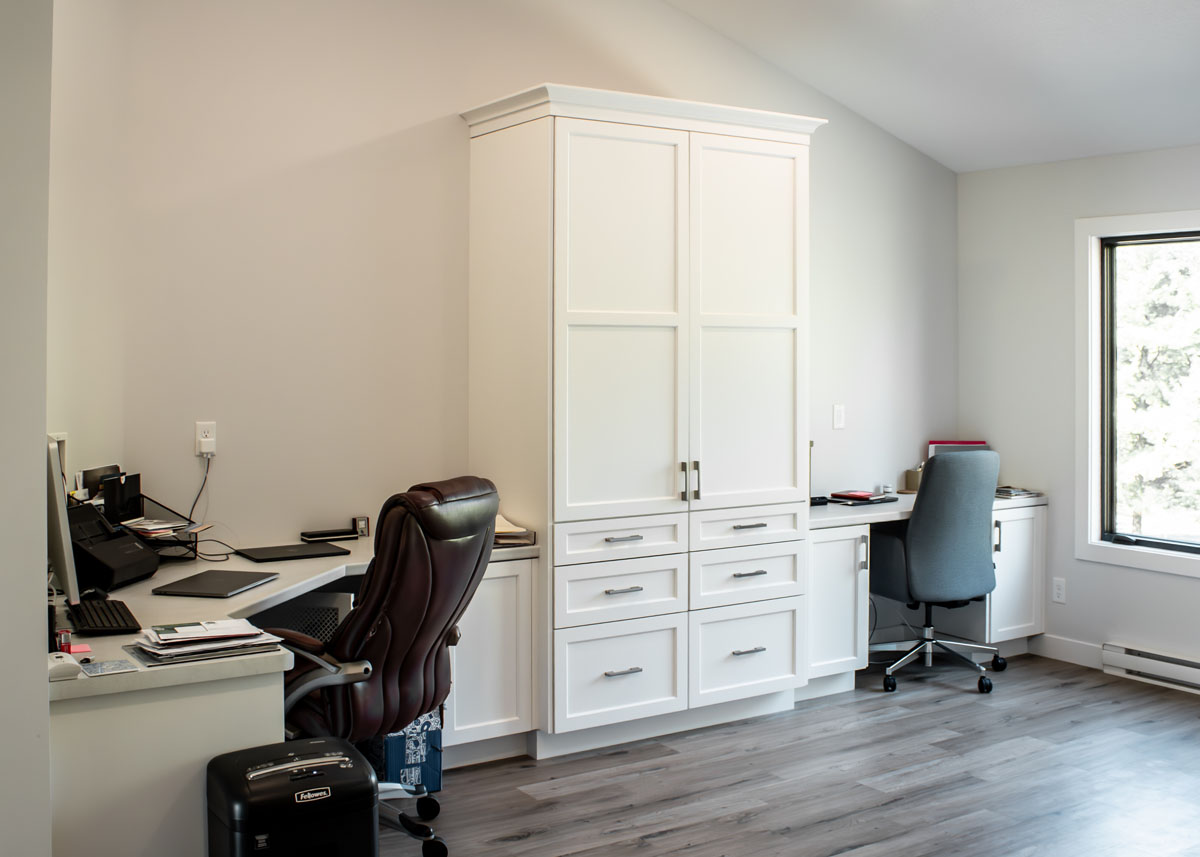 Modern Farmhouse Primary Suite — handcrafted cabinetry by Elias Custom Cabinetry