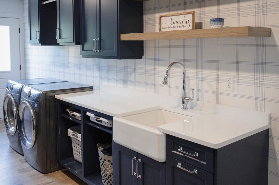 Modern Farmhouse Mudroom — handcrafted cabinetry by Elias Custom Cabinetry